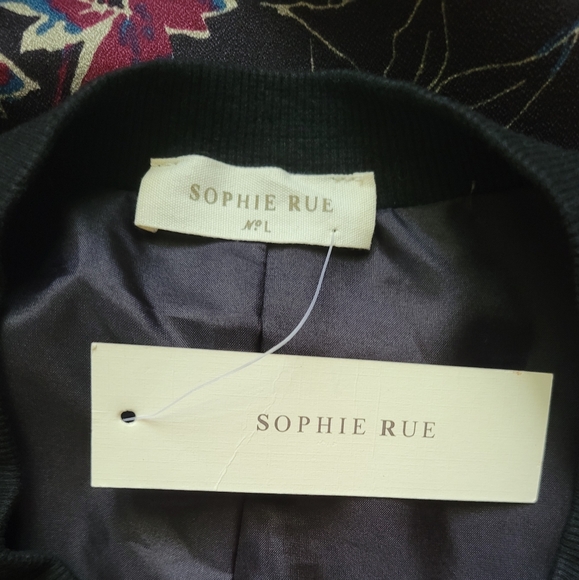 Sophie Rue Black Floral Jacket - Picture 6 of 9